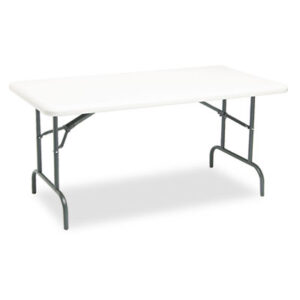 1200 Series; Classroom; Indestruc-Tables Too 1200 Series; Indoor/Outdoor; Rectangular Folding Table; Worksurfaces; Boards; Planks; Mesas; Furniture; Resin; Iceberg