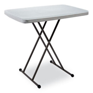 Folding Table; Indestruc-Tables Too; Charcoal; Tables; 1200 Series; Worksurfaces; Boards; Planks; Mesas; Furniture; Resin; Personal Table; Iceberg