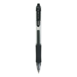 (ZEB46810)ZEB 46810 – Sarasa Dry Gel X20 Gel Pen, Retractable, Medium 0.7 mm, Black Ink, Clear/Black Barrel, 12/Pack by ZEBRA PEN CORP. (12/DZ)