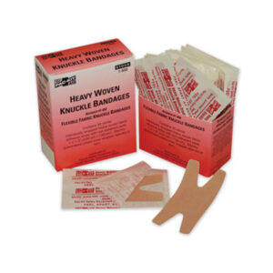 (FAO1850)FAO 1850 – Heavy Woven Knuckle Bandages, Sterile, Individually Wrapped, 50/Box by FIRST AID ONLY, INC. (50/BX)