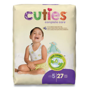 (CTJCR5001)CTJ CR5001 – Premium Jumbo Diapers, Size 5, Over 27 lbs, 108/Carton by FIRST QUALITY PRODUCTS INC (108/CT)