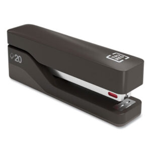 (TUD24418182)TUD 24418182 – Desktop Plastic Half Strip Stapler, 20-Sheet Capacity, Black by TRU RED (1/EA)