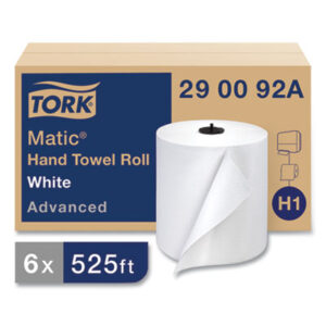 (TRK290092A)TRK 290092A – Advanced Matic Hand Towel Roll, 2-Ply, 7.7" x 525 ft, White, 643/Roll, 6 Rolls/Carton by ESSITY (6/CT)