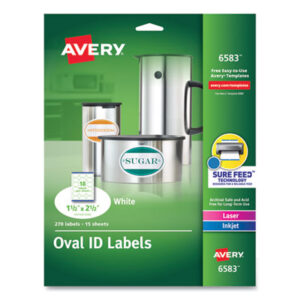 Identifications; Classifications; Stickers; Shipping; Receiving; Mailrooms; Avery; Print-To-The-Edge; Labels