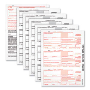 1099-NECTax Forms; Paperwork; Records; Documents; Pre-Printed; Record-Keeping