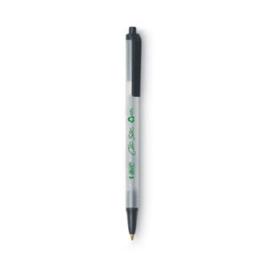 CSEM11-BK; BIC; ecoLutions Clic Recycled Retractable Ballpoint Pen; ecoLutions Clic; Clic Stick; Retractable Ballpoint Pen; Ballpoint Pen; Pen; Writing; Instruments; Utensils; Inkers; Schools; Education; Students