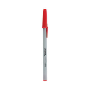 Ballpoint; Ballpoint Pen; Red Ink; Medium Point; Nonrefillable; Pen; Pens; UNIVERSAL; Writing; Instruments; Utensils; Inkers; Schools; Education; Students; ITA50602; ITA30029; BSN37504