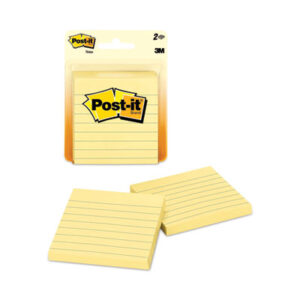 3 x 3; 3M; 3M Post-It; 3M Post-It Notes; Canary Yellow; Lined; Note Pads; Notes; Pads; POST-IT; Post-It Notes; Ruled; Self-Stick; Self-Stick Note; Tabs; Stickers; Bookmarks; Tags; Memos; Stationery; Desktop; Sticky Notes