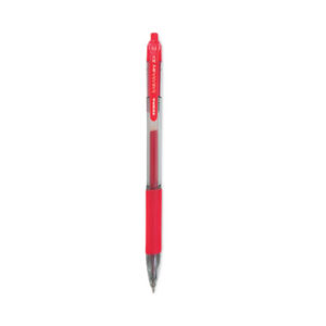 (ZEB46730)ZEB 46730 – Sarasa Dry Gel X20 Gel Pen, Retractable, Fine 0.5 mm, Red Ink, Clear/Red Barrel, 12/Pack by ZEBRA PEN CORP. (12/DZ)