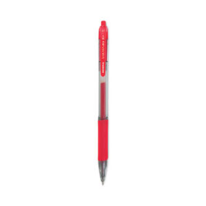 (ZEB46830)ZEB 46830 – Sarasa Dry Gel X20 Gel Pen, Retractable, Medium 0.7 mm, Red Ink, Clear/Red Barrel, 12/Pack by ZEBRA PEN CORP. (12/DZ)