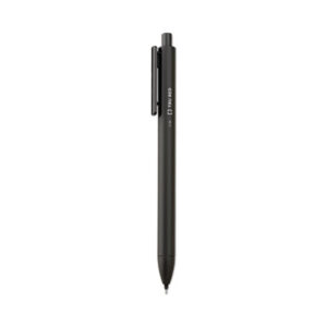 (TUD24399731)TUD 24399731 – Quick Dry Gel Pen, Retractable, Extra-Fine 0.38 mm, Black Ink, Black Barrel, 5/Pack by TRU RED (5/PK)