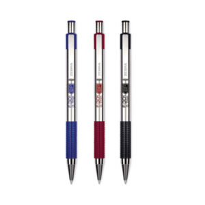 Ballpoint; Ballpoint Pen; Blue Ink; Green Ink; Black Ink; Red Ink; F-301; Pen; Pens;Stainless Steel/Steel Barrel; ZEBRA;Writing Equipment