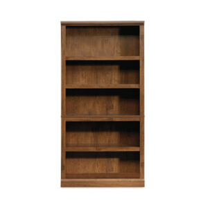 (SWC410367)SWC 410367 – Select Collection Bookcase, Five-Shelf, 35.27w x 13.22d x 69.76h, Oiled Brown by SAUDER WOODWORKING COMPANY (1/EA)