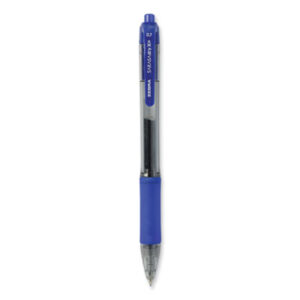 (ZEB46820)ZEB 46820 – Sarasa Dry Gel X20 Gel Pen, Retractable, Medium 0.7 mm, Blue Ink, Clear/Blue Barrel, 12/Pack by ZEBRA PEN CORP. (12/DZ)