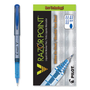 Blue Ink; Extra Fine Point; Felt Tip; Felt Tip Pen; Pens; PILOT; Porous; Porous Point; Porous Point Pens; Razor Point; Writing; Instruments; Utensils; Inkers; Schools; Education; Students