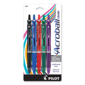 Acroball; Colors; Hybrid; Ballpoint; Gel; Pen; Writing; Instruments; Utensils; Inkers; Schools; Education; Students