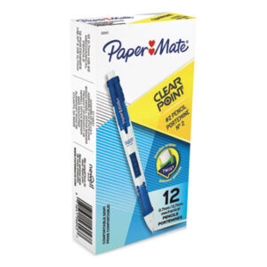 Automatic Pencils; Blue Barrel; Clear Point; Mechanical Pencils; PAPERMATE; Pencils; Refillable; Writing; Instruments; Graphites; Schools; Education; Students