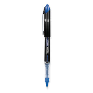 (UBC69021)UBC 69021 – VISION ELITE Hybrid Gel Pen, Stick, Extra-Fine 0.5 mm, Blue Ink, Black/Blue/Clear Barrel by UNI (1/EA)