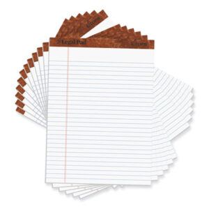 8 1/2 x 11; White; Legal; Legal Pad; Letter Size; Note; Note Pads; Notebook; Pad; Pads; Perforated; Ruled; Ruled Pad; TOPS; Writing; Writing Pad; Writing Tablet; Tablets; Booklets; Schools; Education; Classrooms; Students