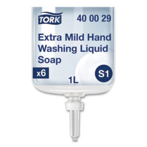(TRK400029)TRK 400029 – Premium Extra Mild Soap, Unscented, 1 L Refill, 6/Carton by ESSITY (6/CT)