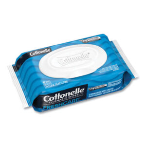 KLEENEX; COTTONELLE; Toilets; Toilet Paper; Flushable; Cleansing Cloths; Personal; Sponges; Swabs; Cloths; Towelettes; Drying Materials; Jan/San; Janitorial; Maintenance; Cleaning