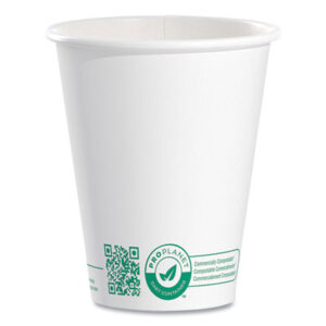 Coffee; Coffee Cup; SSPLA; Compostable; Commercially Compostable; Takeout; Cup; Hot Cup; Tea; Rcyclable; Delivery; Green; ProPlanet; Dart; Solo; Sustainable