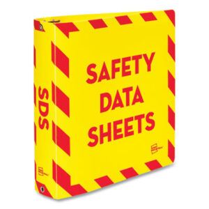 Safety Data Sheet Binders; OSHA SDS Requirements; SDS Binder; SDS Binder Organization; SDS Binder Requirements; Industrial Binders; 3 Ring Binders; Heavy Duty Binder Dividers; Heavy Duty Binder;  Binder Rings; Safety Data Sheets; Safety Data Sheet Binders; Ring Binder