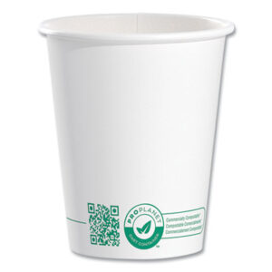 Cups; Hot Cups; Paper Cups; Sustainable; Green; Coffee; Compostable; Commercially Compostable; Recyclable; ProPlanet; Solo; Dart; Cafe; Delivery; Takeout