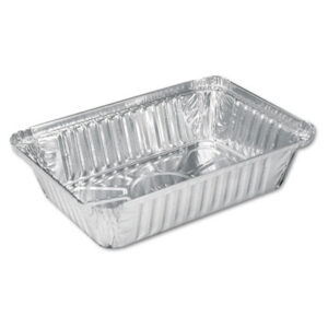 Aluminum Oblong; Take-Out; Carryout; Food Storage; Aluminum; Kitchens; Restaurants; Cafes; Service; Hospitality; Breakrooms; Packages; To-Go