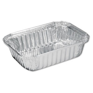 Aluminum Oblong; Take-Out; Carryout; Food Storage; Aluminum; Kitchens; Restaurants; Cafes; Service; Hospitality; Breakrooms; Packages; To-Go