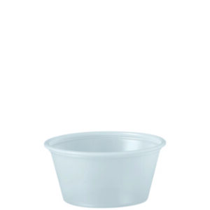(DCCP200N)DCC P200N – Polystyrene Portion Cups, 2 oz, Translucent, 250/Bag, 10 Bags/Carton by DART (2500/CT)
