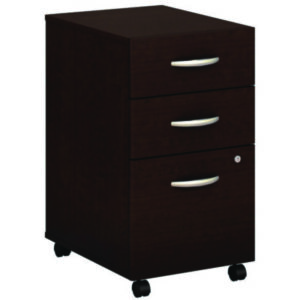 3-Drawer; Files; Furniture; Mobile File; Mocha Cherry; Office Suites; Pedestal; Series C; Wood; Filing; Systems; Receptacles; Organization BBF; Storage; Graphite; Home Office; Bush Business Furniture; Bush