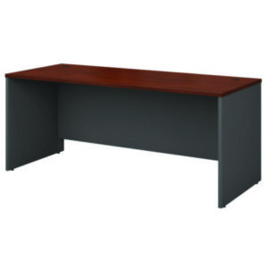 Desk; Desks; Furniture; Hansen Cherry; Office Suites; Series C; Wood; Workstations; Writing-Table; Escritoire BBF; Home Office; Wood Laminate; Bush Business Furniture; Bush