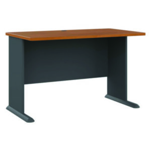 Advantage Collection; Computer Furniture; Desks; Furniture; Modular; Modular System; Natural Cherry/Slate Gray; Office Suites; Series A; Wood; Workstation; Workstation Desk; Workstations; Writing-Table; Escritoire BBF; Wood Laminate; Home Office; Natural Cherry; Bush Business Furniture; Bush