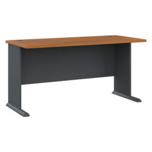 Advantage Collection; Computer Furniture; Desks; Furniture; Modular; Modular System; Natural Cherry/Slate Gray; Office Suites; Series A; Wood; Workstation; Workstation Desk; Workstations; Series A; Writing-Table; Escritoire BBF; Wood Laminate; Home Office; Natural Cherry; Bush Business Furniture; Bush