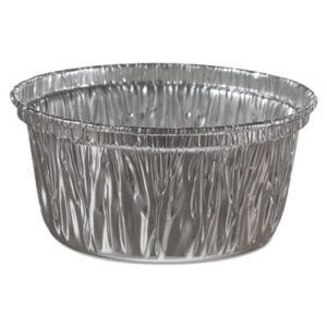 Aluminum; Roasting/Baking; Food Handling; Restaurant Service; Baking Cups; Aluminum Cups; Aluminum Baking Cups; Kitchens; Restaurants; Delis; Bakery; Breakrooms; Packages; To-Go