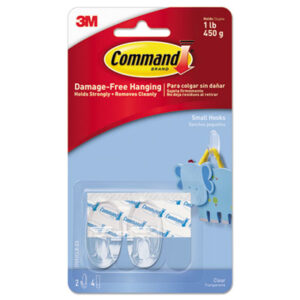 3M; Adhesive; Adhesive Backing Strips; Command Adhesive; Hanger; Hook; Hooks; Micro Hook; Utility Hook; Clothing; Storage; Closets; Cloakrooms; Coats; Clothes