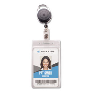 ADVANTUS CORP; Badge; Holder; ID; Resealable; Security Badge; Security; Passes; Identification; Pass-cards; Tags