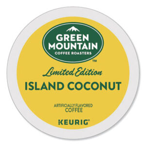 K-Cup; K-Cups; Kcup; Kcups; Beverage; Beverages; Green Mountain Coffee Roasters Island Coconut Coffee  Keurig; Keurig Brewing System; Beverages; Single Cup; Drinks; Breakrooms; Vending; Hospitality; Lounges