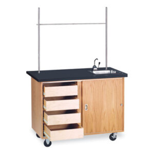 Classroom Furniture; DIVERSIFIED; Laboratory; Mobile Demonstration Table; Science; Worksurfaces; Boards; Planks; Mesas; Furniture; Diversified Woodcrafts