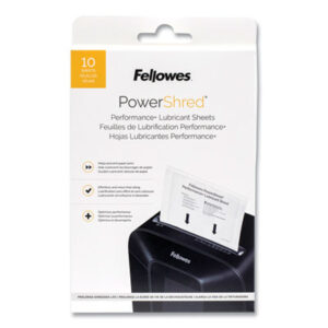 Shredder; Shredders; Powershred; Fellowes; Oil; Lubrication; Oil Sheets; Oiling