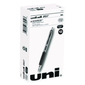 Signo Gel 207; Retractable; Roller Ball Gel Pen; uni-ball; Writing; Instruments; Utensils; Inkers; Schools; Education; Students