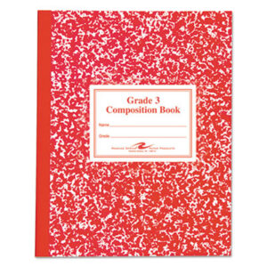 Composition; Composition Book; Grade 3; ROARING SPRINGS; Ruled; Tablets; Booklets; Schools; Education; Classrooms; Students