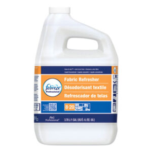 Bathroom Cleaner; Carpet Cleaner; Cleaning Supplies; Deodorizer; Fabric; Fabric Deodorizer; Febreze Odor Eliminator; Janitorial Supplies; Odor Eliminator; PROCTER & GAMBLE; Restroom Supplies; Washroom Supplies; Gallon Bottle; Scents; Neutralizers; Fragrances; Smells; Odors; Deoderizers; Deodorizers