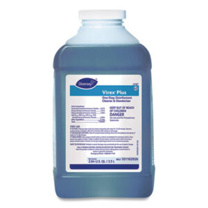 Virex TB Disinfectant Cleaner; Bathrooms; Bathroom Cleaners; Cleaners; Cleaning Supplies; Cleansers; Disinfectants; Facilities; Janitorial Supplies; Kitchen; Maintenance; Multi-Surface Cleaner; Sanitizers; Restrooms; Washrooms; Upkeep; Cleansers; Facilities; Kitchen; Maintenance; Restroom; Upkeep