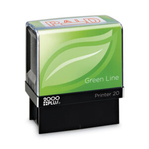 2000 PLUS® Green Line; CONSOLIDATED STAMP; Stamps; Stamps-Message; Imprints; Impressions; Labeling; Desktop; Inkers