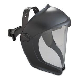 (UVXS8510)UVX S8510 – Bionic Face Shield, Matte Black Frame, Clear Lens by HONEYWELL ENVIRONMENTAL (1/EA)