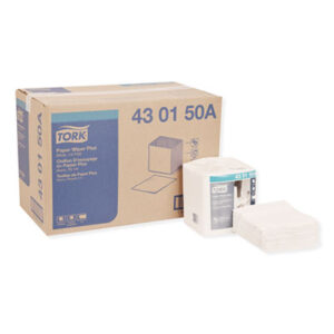 (TRK430150A)TRK 430150A – Paper Wiper Plus, 12.5 x 13, White, 1/4 Fold, 90/Pack, 12 Packs/Carton by ESSITY (12/CT)