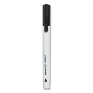 (TUD24376605)TUD 24376605 – Dry Erase Marker, Pen-Style, Fine Bullet Tip, Black, Dozen by TRU RED (12/DZ)