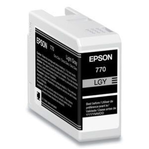 (EPST770920)EPS T770920 – T770920 (T770) UltraChrome PRO10 Ink, 25 mL, Light Gray by EPSON AMERICA, INC. (/)